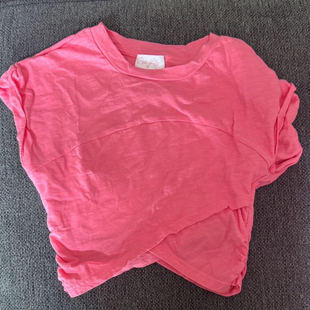 Pink Short Sleeve Top